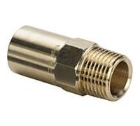 Viega Pièce enfichable Sanpress 285081 18 mm x R 2000 / 2, bronze à canon ou bronze silicium, 2000 embout mâle