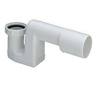 Viega piège à odeurs 102326 G 2000 2000 / 2xDN 40/50, plastique blanc , avec sortie horizontale