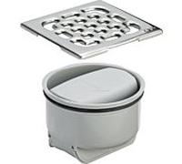 Viega Piège à odeurs Advantix 655662 avec 2 volets pendulaires, avec piège à odeurs et grille