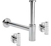 Viega piège à Viega Eleganta Set 2000 , 5788.4 11/4 ", chromé, avec 2 vannes d'angle Visign