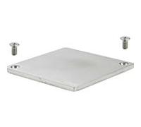 Viega plaque couvercle 648176 94x94mm, solide, en acier inoxydable