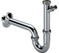 Viega Plus-Sifon siphon de lavabo tubulaire chrome 445577