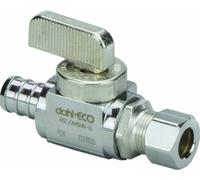 Viega Premier Ordre Zero Laisse PEX Crimp droite robinet d'arrêt avec 3/20,3 cm en 1/10,2 cm à sertir X cts 50 Pack