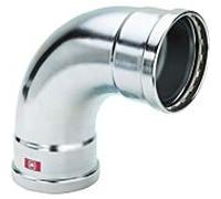 Viega Prestabo coude Prestabo 108 mm, 90 degrés, acier non allié, SC-Contur