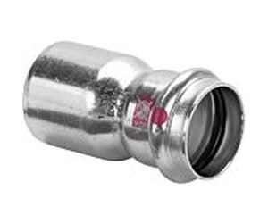 Viega Prestabo Reduzierstück 558536 28 x 18 mm, avec SC-Contur, acier non allié, galvanisé