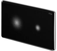 Viega Prevista bouton de chasse d'eau pour WC noir 774363