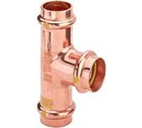 Viega Profipress G Pièce en T 346034 22 x 18 x 22 mm, cuivre, SC-Contur