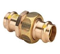 Viega Profipress G raccord vissé 379292 35 mm, bronze, SC-Contur, joint conique, polygone