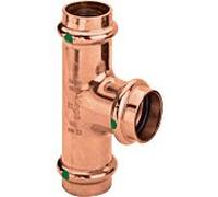 Viega Profipress Pièce en T 295189 28 x 15 x 28 mm, cuivre, SC-Contur