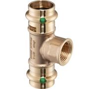 Viega Profipress Sanpress-Té, d1 15, Rp 3/8, d2 15 bronze rouge ou bronze au sil