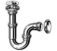 Viega Project bouchon tube siphon 1 1/4 uni complet chrome 128883