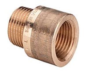 Viega prolongement 359539 3/8 x R Rp 3/8 x 40 mm, bronze, avec polygone interne