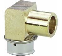 Viega PureFlow 99311 Lot de 10 tubes de presse en cuivre PEX sans plomb ou coude de raccord avec presse 3/4" x 1/2" ou 3/4"