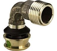 Viega Coude de transition Raxofix 646011 20mmxR 3/4, avec SC-Contur, bronze au silicium
