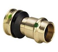 Viega Raxofix pièce de transition 646745 20 x 22 mm, en bronze de silicium, avec SC-Contur, avec l' extrémité de la presse