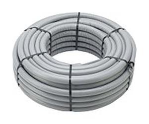 Viega Raxofix tube composite multicouche 645809 16 x 2,2 mm, anneau de 50 m, isolation 9 mm, plastique gris