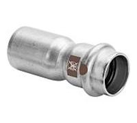 Viega Réduction Temponox 809331 18 x 15 mm, acier, inoxydable, bout uni, SC-Contur