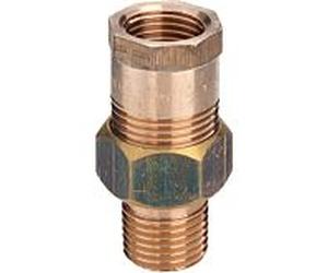 Viega Rohrverschraubung 045 R 2000 2000 / 2 x Rp 2000 2000 / 2, bronze, joint conique