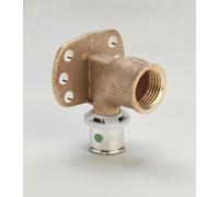 Viega Sanfix Fosta Sanfix P-Wandscheibe, d 20mm, Rp 1/2 bronze rouge Modèle 2125