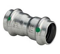 Viega Sanpress Inox manchon 436186 28 mm, acier inoxydable, SC-Contur