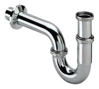Viega Siphon 1.1/4inch avec rosace inclus tube mural Laiton Chrome 123451