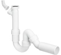 Viega 101206 G 2000 2000 / 2xDN 50, plastique blanc , avec coude de vidange à 45 degrés