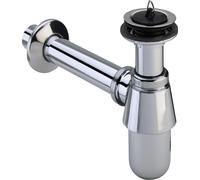 Siphon bouteille - VIEGA - 5754 - Chromé - Diamètre d'entrée 32mm - Installation facile