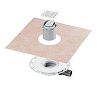 Viega Siphon de salle de bain Advantix 583231 top avec Rahmen en plastique, DN 50, Rahmen aux Rahmen