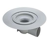 Viega sol 289454 DN 100, plastique gris, avec écoulement horizontal, sans couvercle