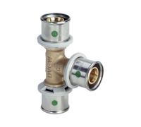 Viega T-Élément Avec SC Sanfix P 2118 En 63x32x63mm Laiton Rouge