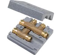 Viega Té de jonction Profipress Sanpress, d1 22, d2 15 bronze rouge modèle 2249.