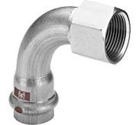 Viega Arc Temponox 812546 28 mm x Rp 2000 , 90 degrés, acier, antirouille, filetage Rp, SC-Contur