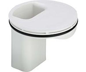 Viega Tempoplex siphon à tube plongeur piège à odeurs 318260 pour séries de 1997 à 2001, blanc, caniveau de douche