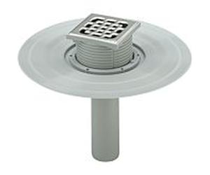 Viega / terrasse Advantix 4944.2 DN 50, avec drain vertical, avec grille