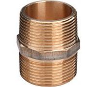 Viega tétine double 269135 R 1 1/4, bronze, polygonale