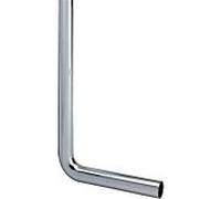 Viega Tuyau de sol courbe longe pour siphon 5/4x68cm chrome 102654
