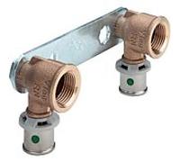 Viega Unité d' Viega Sanfix-P 310622 gunmetal, 16mmxRp 2000 / 2x100mm, SC-Contur