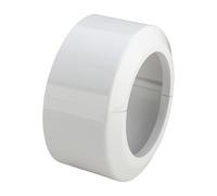 Viega Universal Rosace pour coude et manchon de raccordement WC, en 2 parties, pour cuvette à poser, 101343,