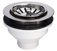 Viega vanne de vidange 109967 G 2000 2000 / 2xDN 114,5, panier Inox amovible