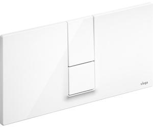 Viega Visign bouton de chasse d'eau pour WC blanc 654689