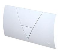 Viega Visign Commandes urinoir/cuvette 1.5x13.5x26.5cm économique Matière synthétique Blanc