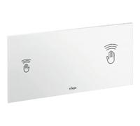 Viega Visign Hygiène+ plaque de commande Visign for Care sensitive 230V blanc 653828