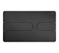 Viega Visign pour plaque de commande Style 801731 220x130x6mm, pour réservoir encastré, plastique noir mat