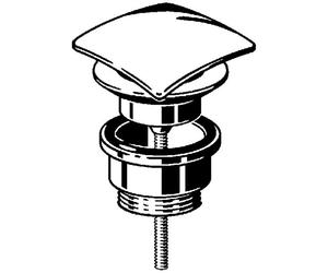 Viega Visign v2 bonde universelle carrée non fermable chromée 492793