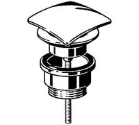 Viega Visign v2 raccord universel pour déchets carré non fermable chrome 492793