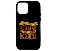 Vieil homme de chiens-gardien - ne le sous-estimez jamais Coque pour iPhone 12 mini
