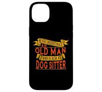 Vieil homme de chiens-gardien - ne le sous-estimez jamais Coque pour iPhone 14 Plus