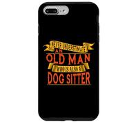 Vieil homme de chiens-gardien - ne le sous-estimez jamais Coque pour iPhone 7 Plus/8 Plus