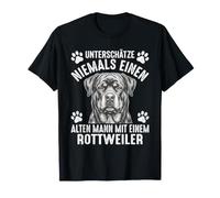 Vieil Homme Rottweiler T-Shirt