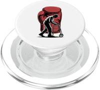 Vieil Homme Silhouette Gants De Boxe Boxeur PopSockets PopGrip pour MagSafe